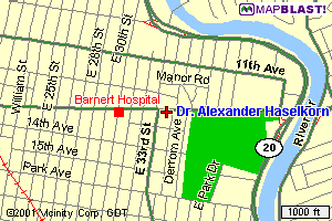 Click Map for Directions to Dr. Alexander Haselkorn's Office